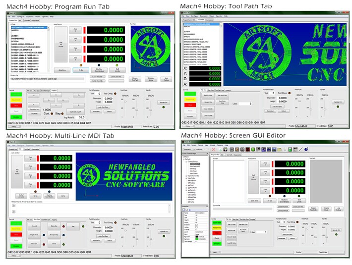 Mach4 hobby Screen Shots