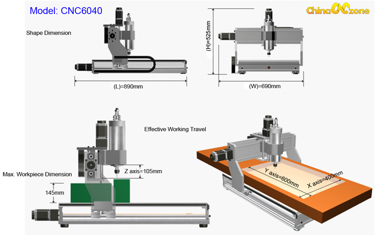 CNC 6040 router